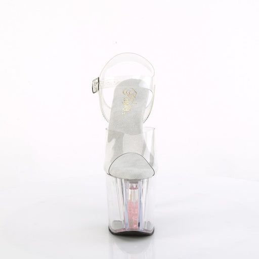 ENCHANT-708AQUA-01 Clear/Clear-Baby Pink Pleaser US Size (Women's): 5