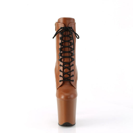 FLAMINGO-1020 Caramel Faux Leather/Caramel Matte Pleaser US Size (Women's): 5