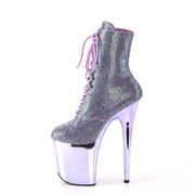 FLAMINGO-1020CHRS Lavender Multi Rhinestones/Lavender Chrome Pleaser US Size (Women's): 5