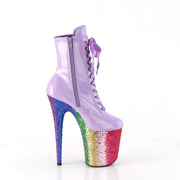 FLAMINGO-1020HG Lavender Hologram Patent/Rainbow Glitter Pleaser US Size (Women's): 5