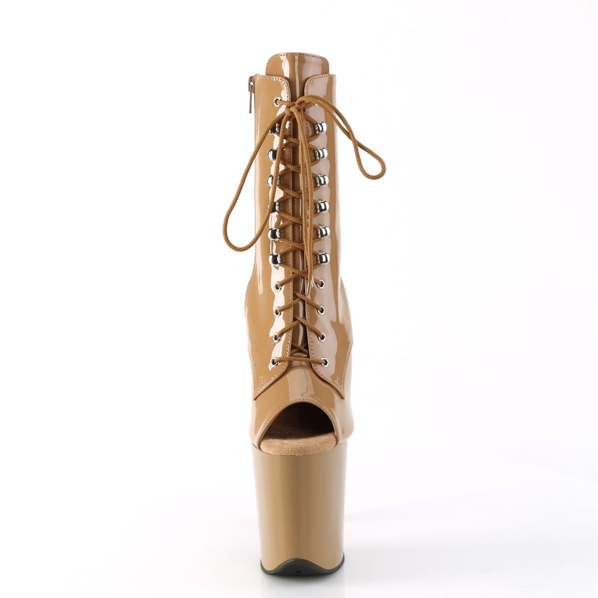 FLAMINGO-1021 Toffee Patent/Toffee Pleaser US Size (Women's): 5