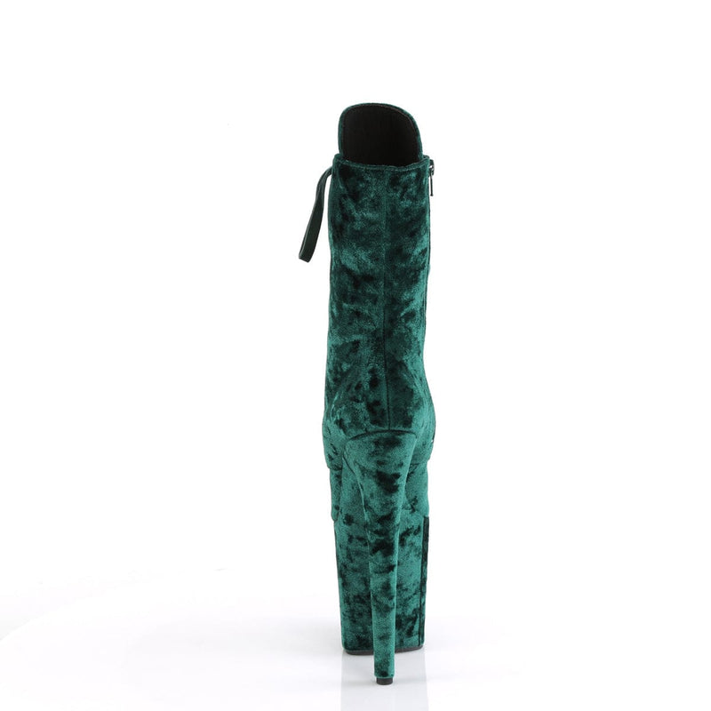 FLAMINGO-1045VEL Emerald Green Velvet/Emerald Green Velvet Pleaser US Size (Women's): 5