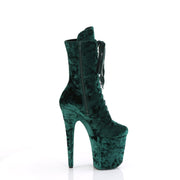 FLAMINGO-1045VEL Emerald Green Velvet/Emerald Green Velvet Pleaser US Size (Women's): 5