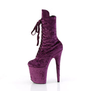 FLAMINGO-1045VEL Purple Velvet/Purple Velvet Pleaser US Size (Women's): 5