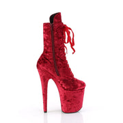 FLAMINGO-1045VEL Red Velvet/Red Velvet Pleaser US Size (Women's): 5