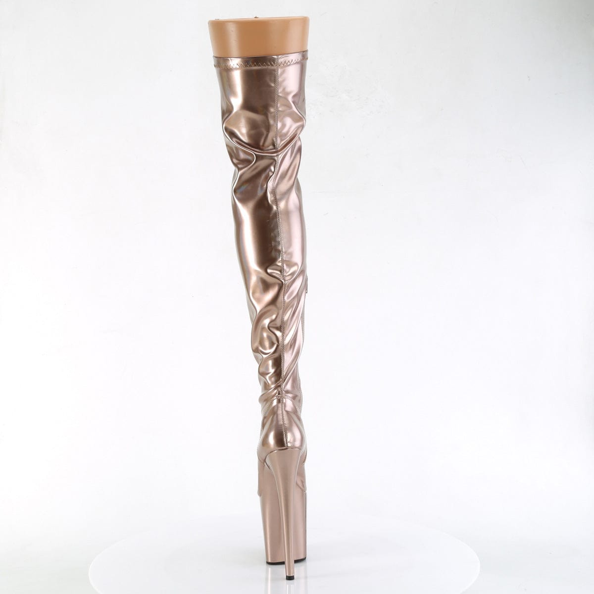 FLAMINGO-3000HWR Rose Gold Stretch Hologram/Rose Gold Hologram Pleaser US Size (Women's): 5