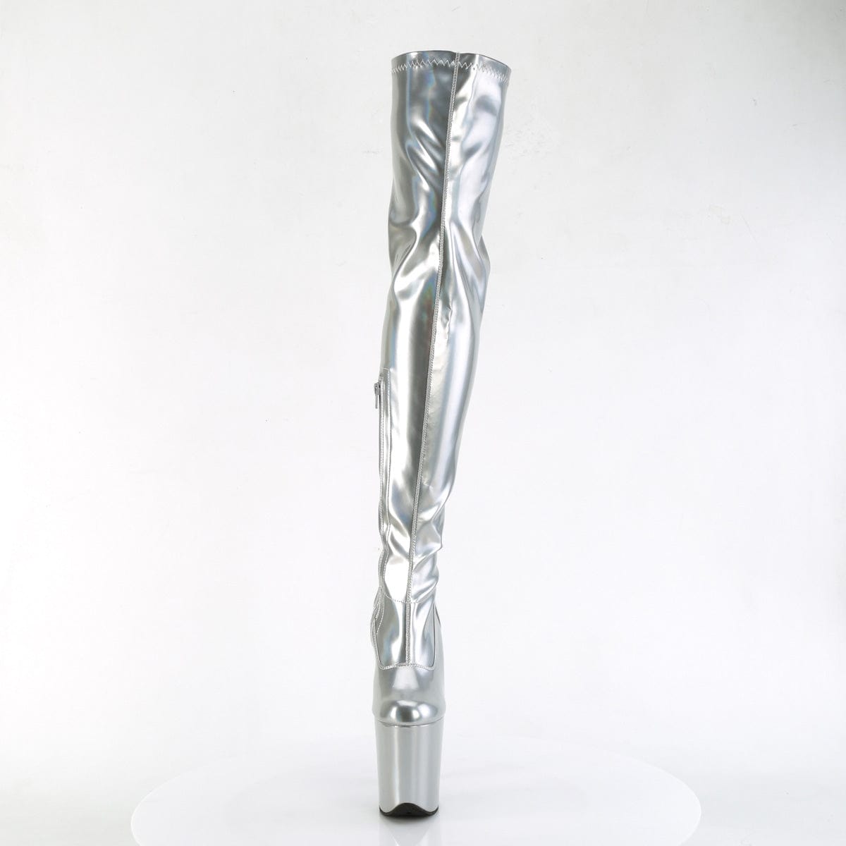 FLAMINGO-3000HWR Silver Stretch Hologram/Silver Hologram Pleaser US Size (Women's): 5