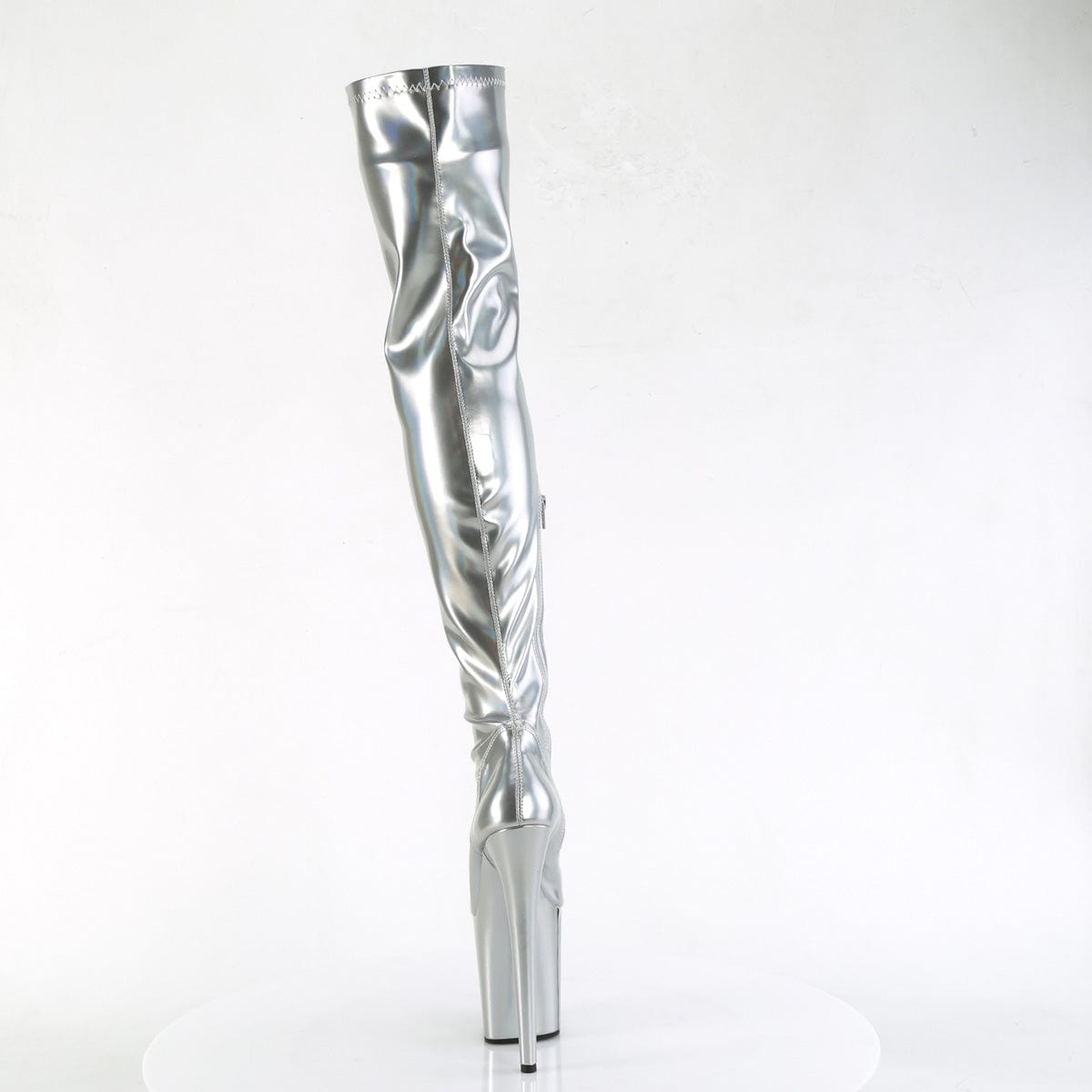 FLAMINGO-3000HWR Silver Stretch Hologram/Silver Hologram Pleaser US Size (Women's): 5