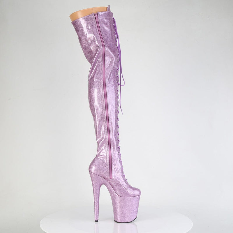 FLAMINGO-3020GP Lilac Glitter Patent/M Pleaser US Size (Women's): 5