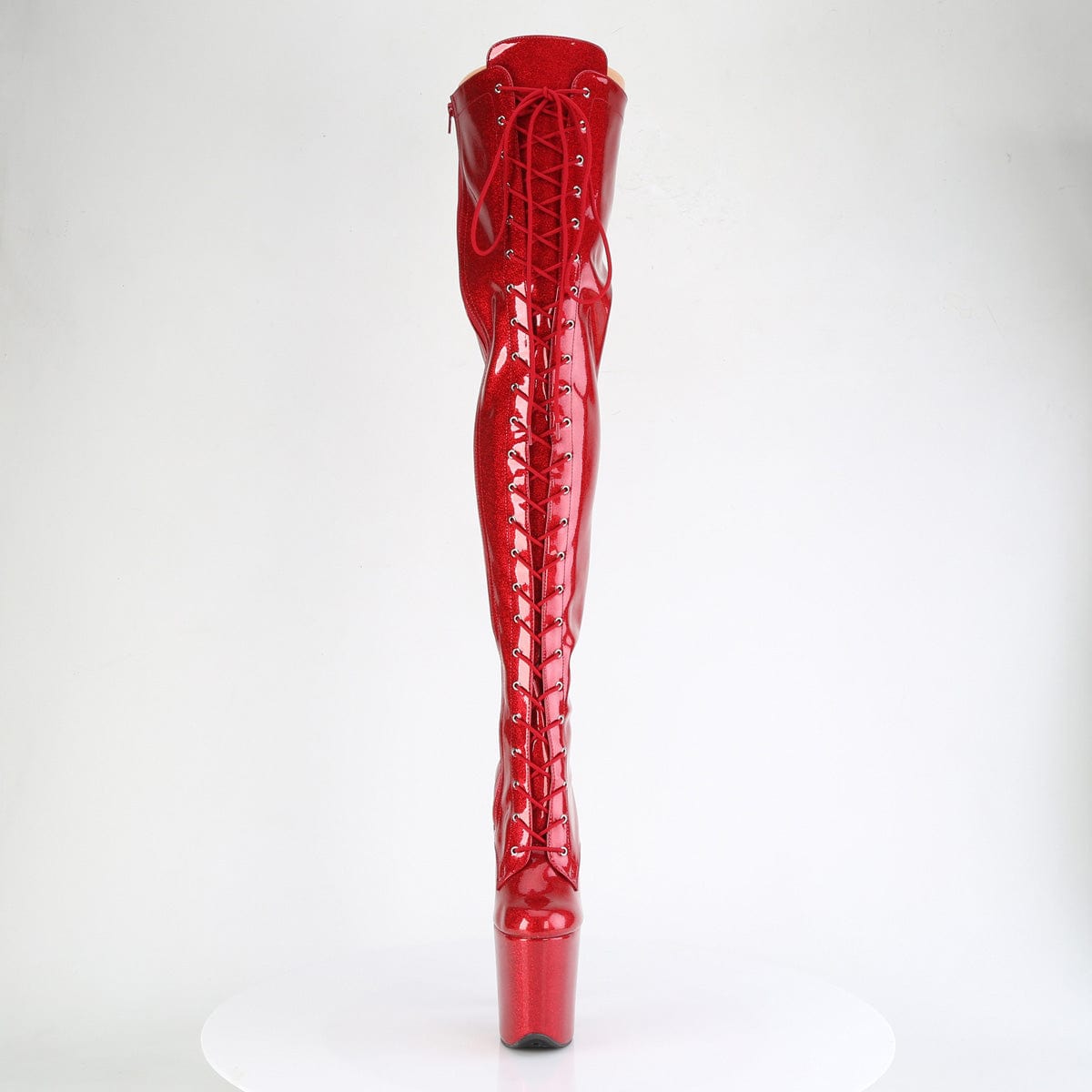 FLAMINGO-3020GP Red Glitter Patent/M Pleaser US Size (Women's): 5