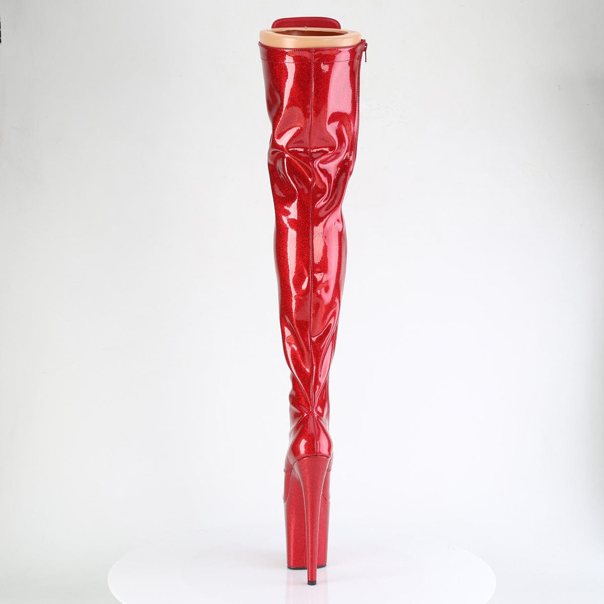FLAMINGO-3020GP Red Glitter Patent/M Pleaser US Size (Women's): 5