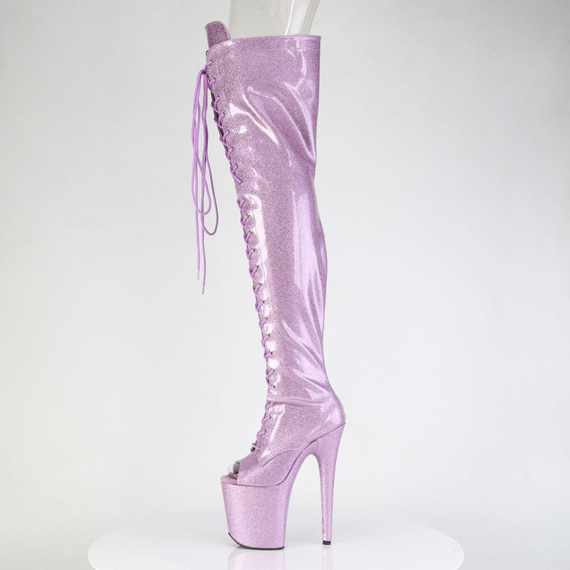 FLAMINGO-3021GP Lilac Glitter Patent/M Pleaser US Size (Women's): 5