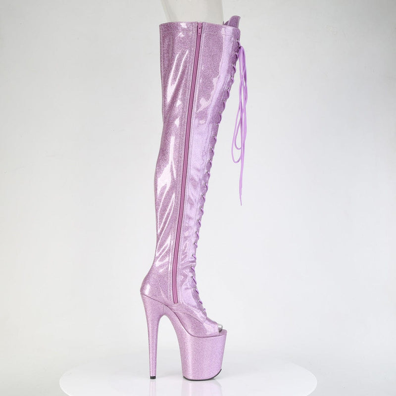 FLAMINGO-3021GP Lilac Glitter Patent/M Pleaser US Size (Women's): 5
