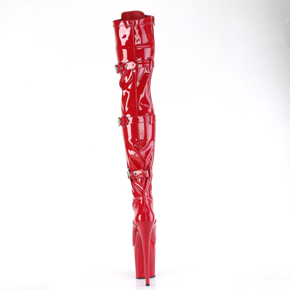 FLAMINGO-3028 Red Stretch Patent/Red Pleaser US Size (Women's): 6
