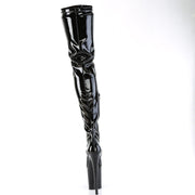 FLAMINGO-4000 Black Stretch Patent/Black Pleaser US Size (Women's): 5