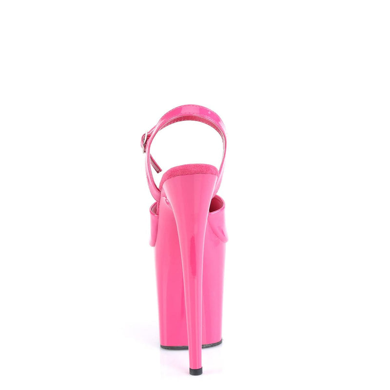FLAMINGO-809 Hot Pink Patent/Hot Pink Pleaser US Size (Women's): 5
