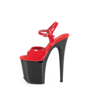 FLAMINGO-809 Red Patent/Black Pleaser US Size (Women's): 5