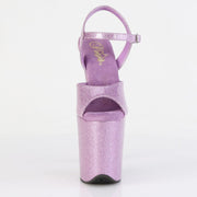 FLAMINGO-809GP Lilac Glitter Patent/M Pleaser US Size (Women's): 5