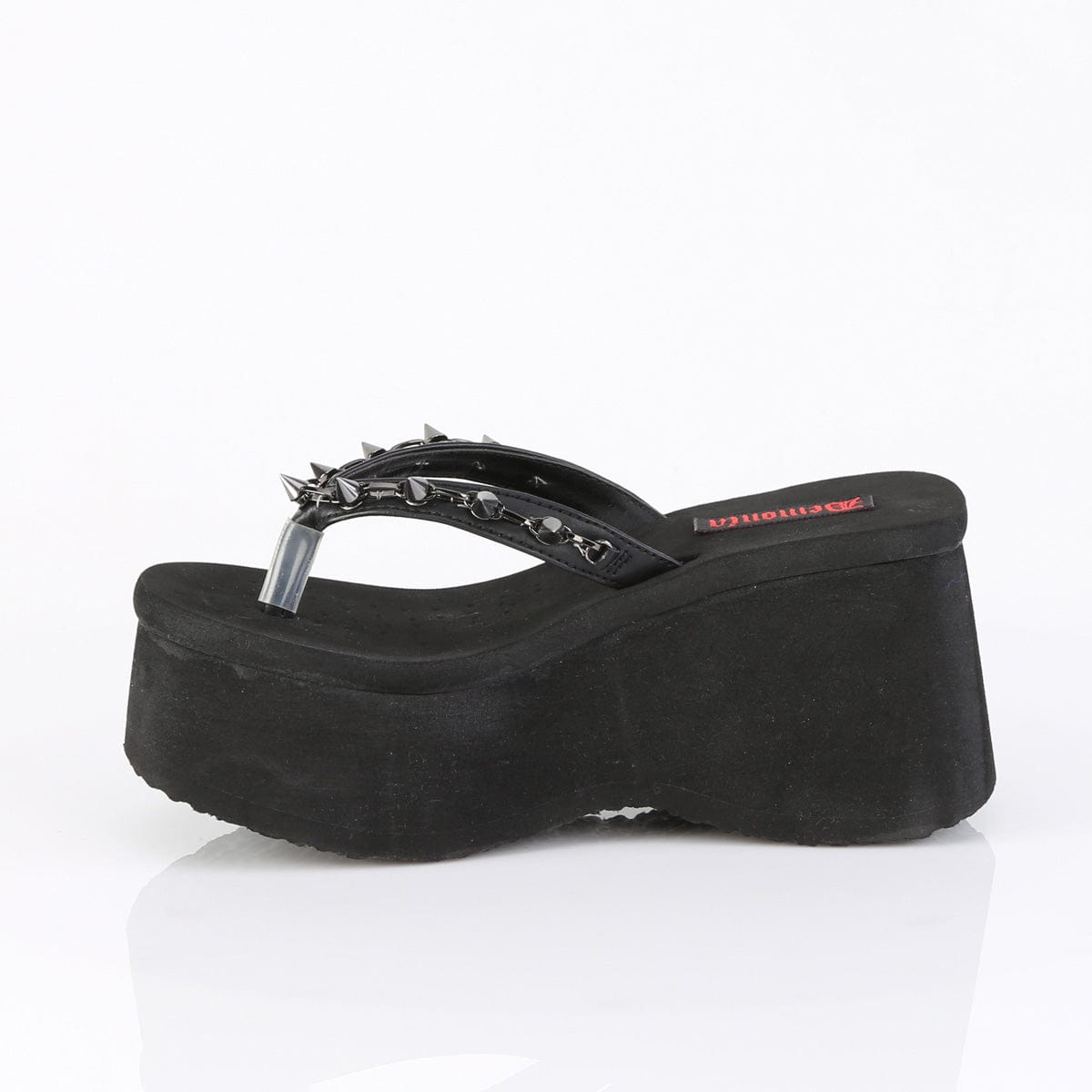 FUNN-35 Black Vegan Leather Demonia US Size (Women's): 6