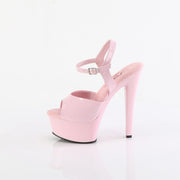 GLEAM-609 Baby Pink Patent/Baby Pink Pleaser US Size (Women's): 5