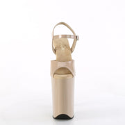 INFINITY-909 Nude Patent/Nude Pleaser US Size (Women's): 5