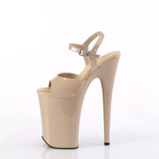 INFINITY-909 Nude Patent/Nude Pleaser US Size (Women's): 5