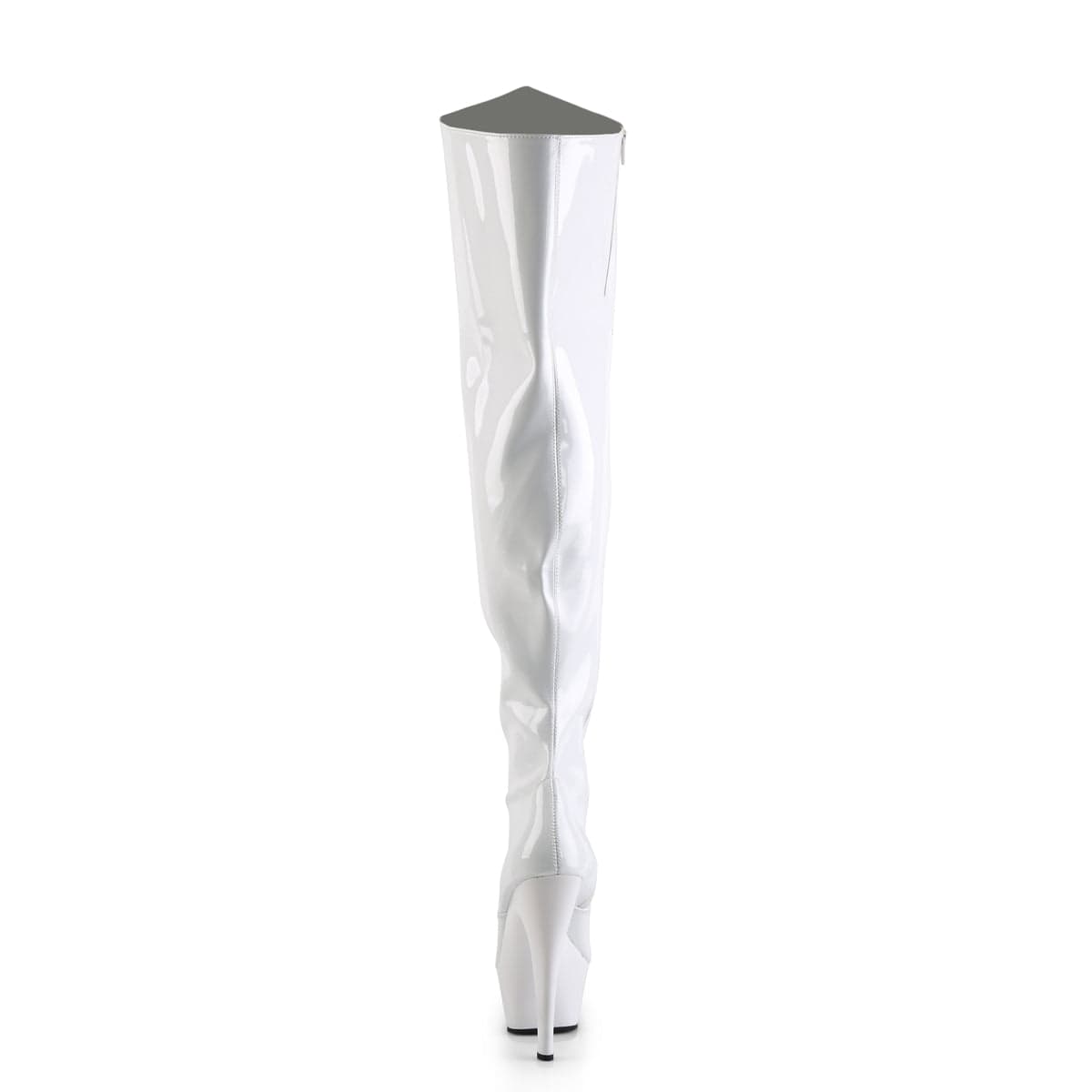 KISS-3010 White Patent/White Pleaser US Size (Women's): 6