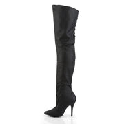 LEGEND-8899 Black Leather (P) Thigh Boot Pleaser US Size (Women's): 10
