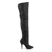 LEGEND-8899 Black Leather (P) Thigh Boot Pleaser US Size (Women's): 10