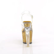 LOVESICK-708SG Clear/Gold Multi Iridescent Glitters Pleaser US Size (Women's): 5