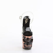 RAPTURE-808-LT Clear/Satin Copper Chrome Pleaser US Size (Women's): 5