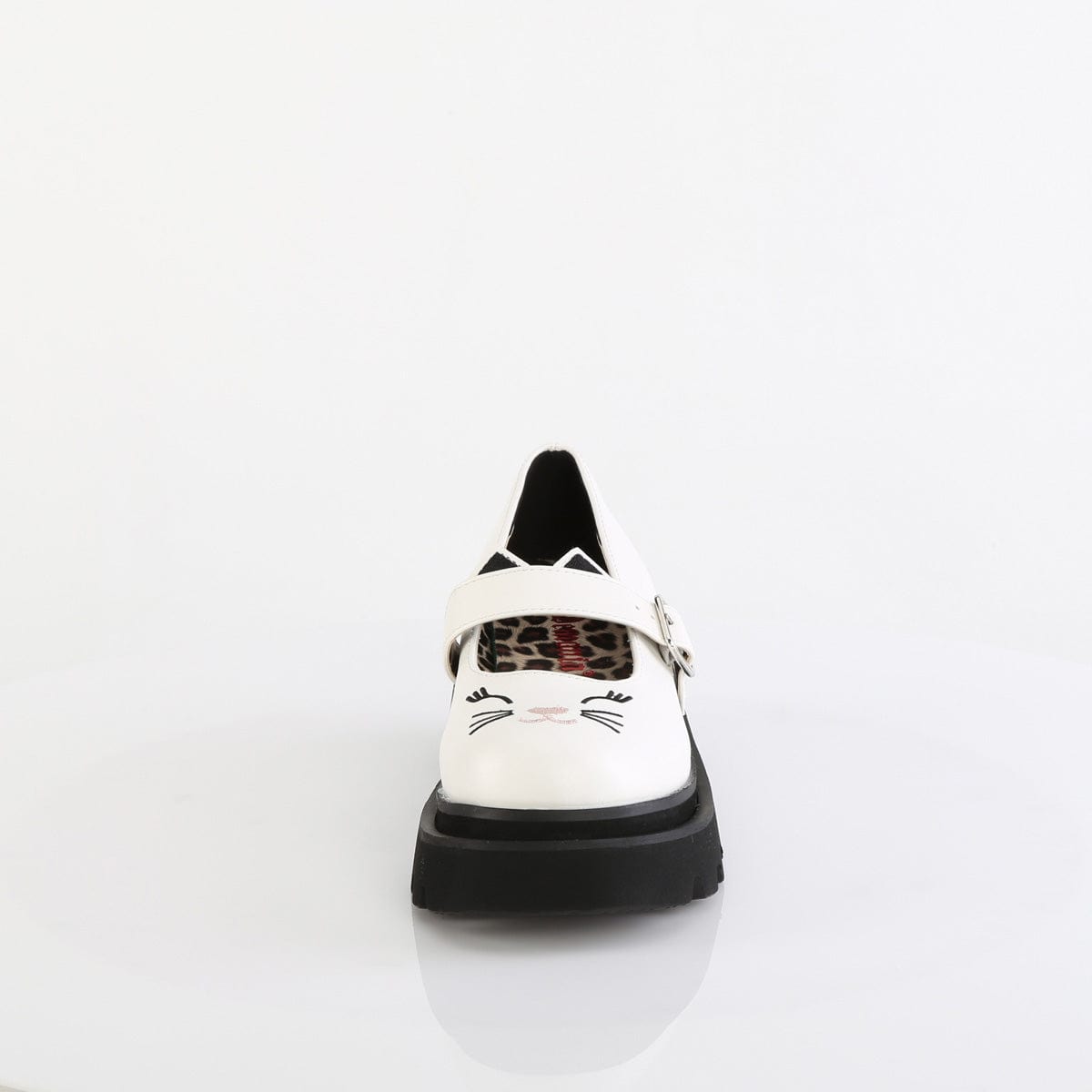 RENEGADE-56 White Vegan Leather Demonia US Size (Women's): 6