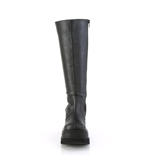 SHAKER-100WC Black Vegan Leather Demonia US Size (Women's): 5