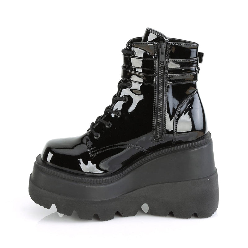 SHAKER-52 Black Patent Demonia US Size (Women's): 5