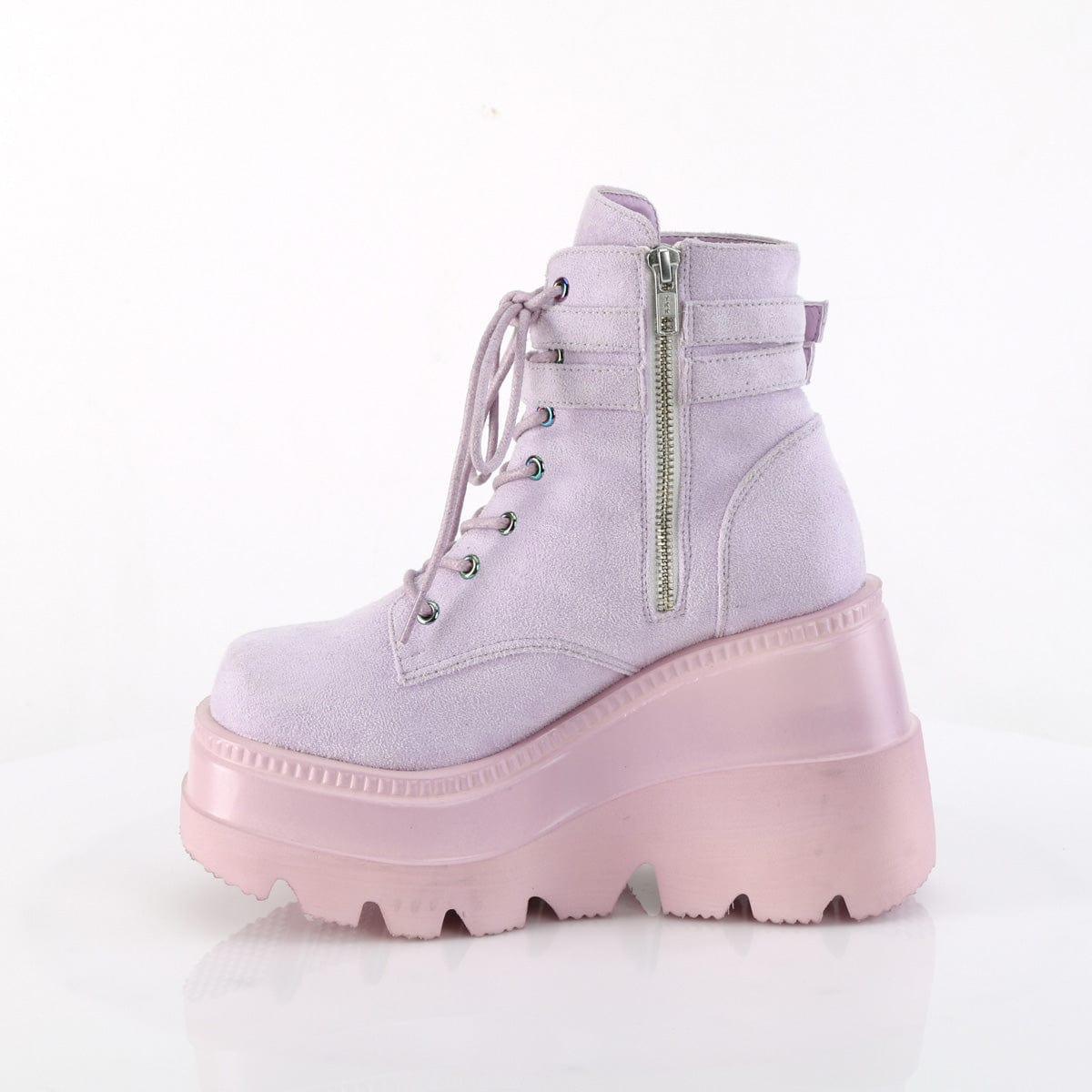SHAKER-52 Lavender Vegan Suede Demonia US Size (Women's): 5