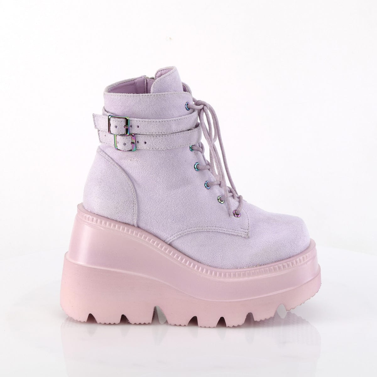 SHAKER-52 Lavender Vegan Suede Demonia US Size (Women's): 5