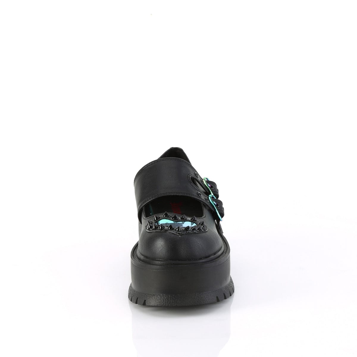 SLACKER-25 Black Vegan Leather Demonia US Size (Women's): 6