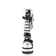 SLACKER-260 White Patent Demonia US Size (Women's): 6
