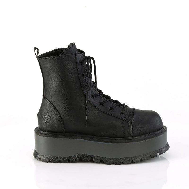 SLACKER-55 Black Vegan Leather Demonia US Size (Women's): 6