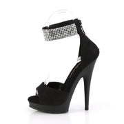 SULTRY-625 Black Faux Suede/Black Matte COMINGSOON Fabulicious US Size (Women's): 5