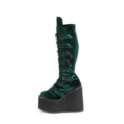 SWING-815 Emerald Velvet Demonia US Size (Women's): 6