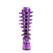 SWING-815 Purple Hologram graphic Patent Demonia US Size (Women's): 6