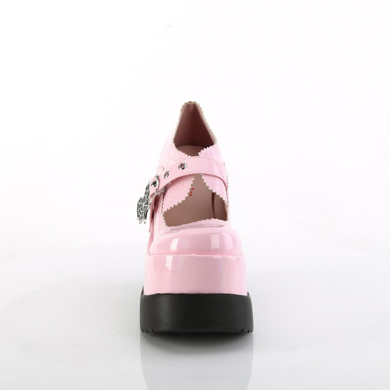 VOID-38 Baby Pink Hologram Patent Demonia US Size (Women's): 6