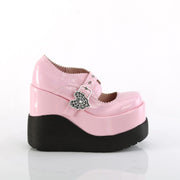 VOID-38 Baby Pink Hologram Patent Demonia US Size (Women's): 6