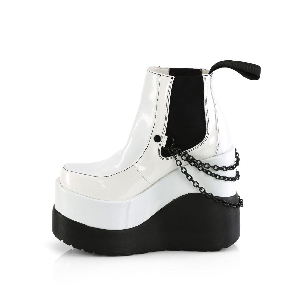 VOID-50 White Hologram Patent Demonia US Size (Women's): 6