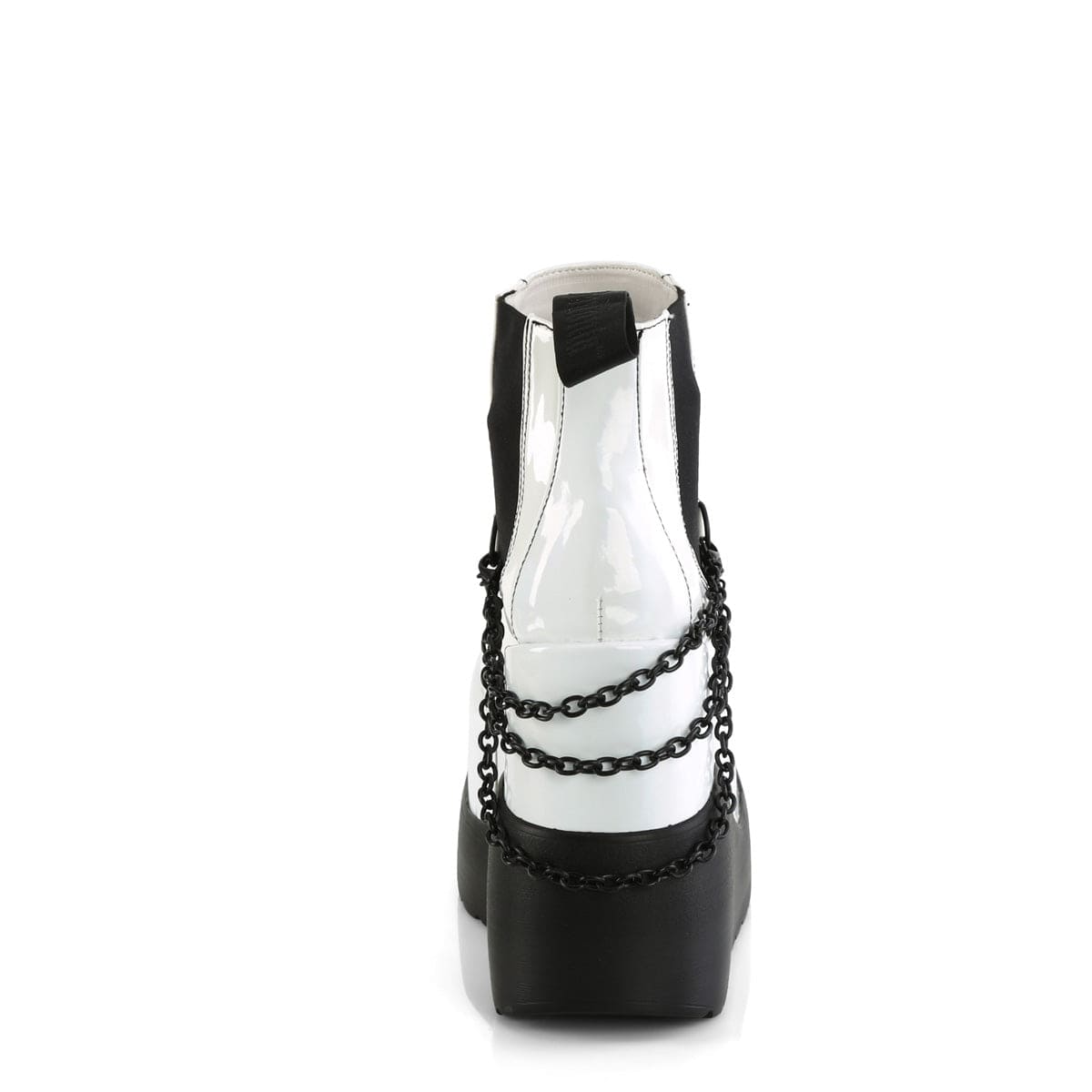 VOID-50 White Hologram Patent Demonia US Size (Women's): 6