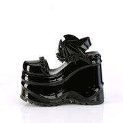 WAVE-20 Black Patent Sandal Demonia US Size (Women's): 6