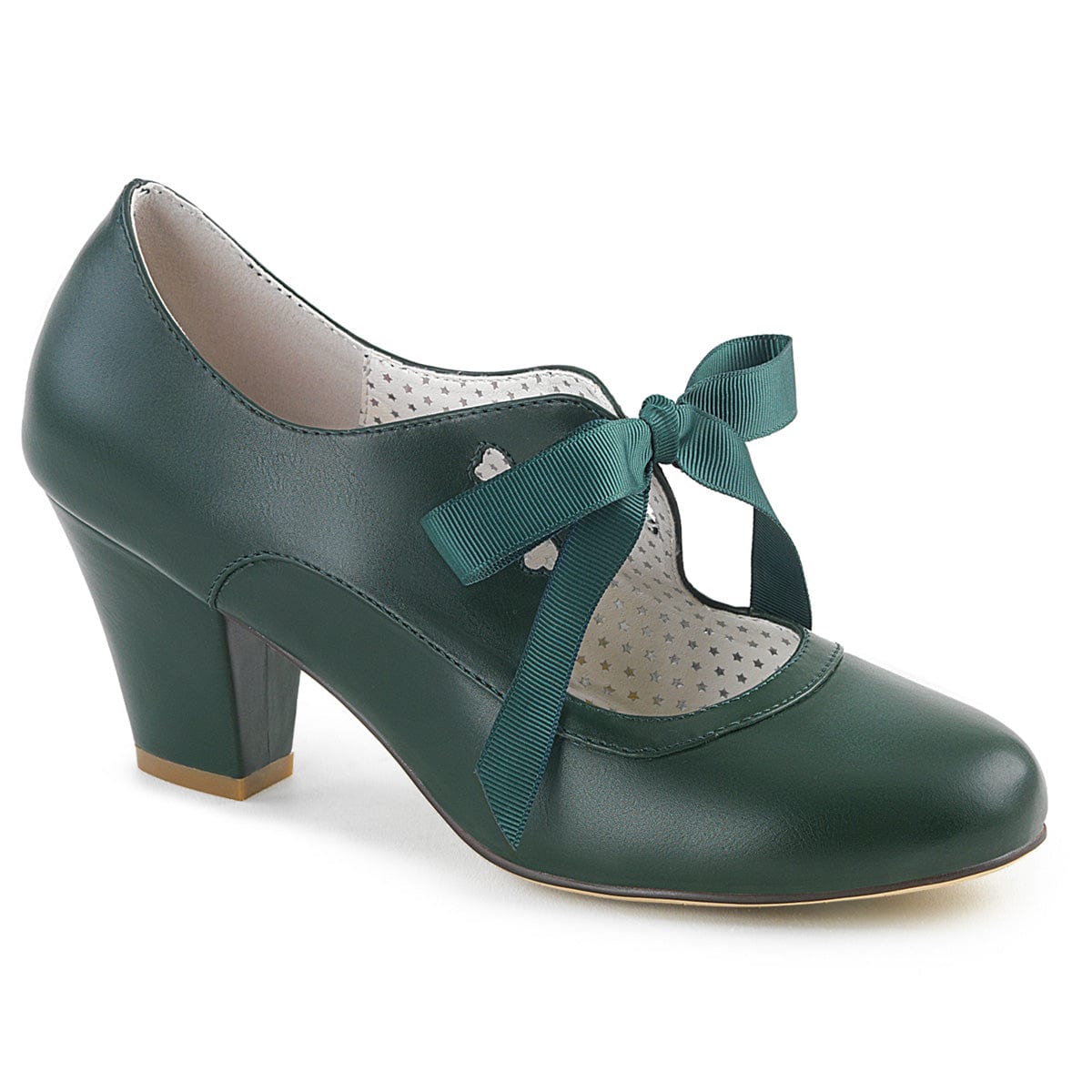 WIGGLE-32 Dark Green Faux Leather