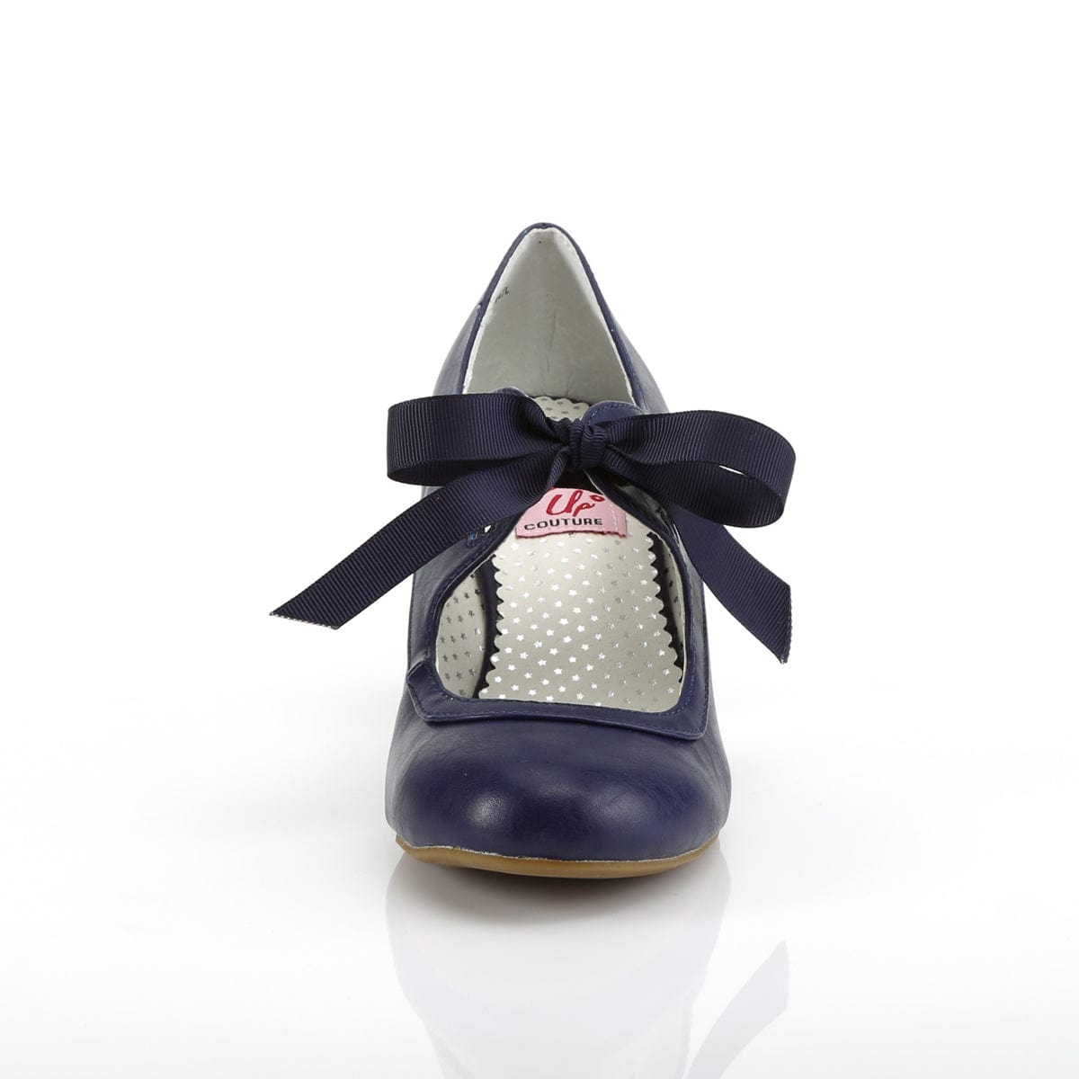 WIGGLE-32 Navy Blue Faux Leather