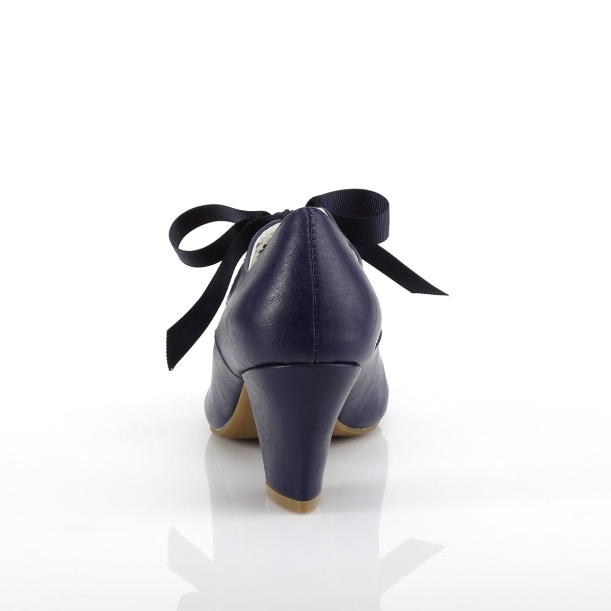 WIGGLE-32 Navy Blue Faux Leather CURRENT Pin Up Couture US Size (Women's): 5